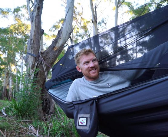 Hammock Bliss Sky Bed Bug Free - Insect Free Hanging Tent That Hangs Like A Hammock But Sleeps Like A Bed - Unique Asymmetrical Design Creates An Amazing Lay Flat Camping Hammock Sleeping Experience - Image 3