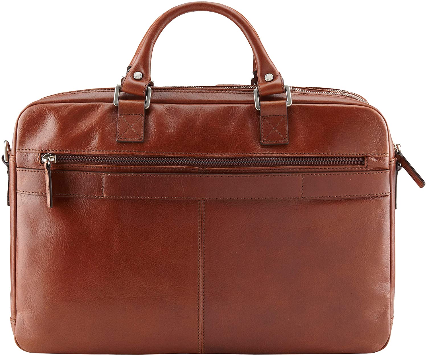 Picard Buddy Men's Laptop Bag, Buffalo Leather, One Size, with Zip, Laptop Bag, Business, Cognac, Standard Size, Business - Image 3