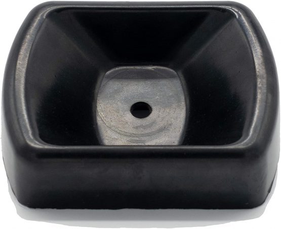 Caravanture Jockey Wheel Chock for Caravans and Trailers - Unbreakable Rubber Stabilizer Dock for Jack Caster Wheels - Suitable For 15cm Jockey Wheels - Image 3