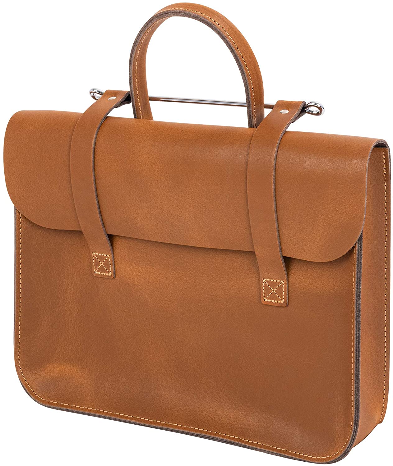 Oxford Traditional Leather MC2-OAK Sheet Music Carry Case, Antique Oak