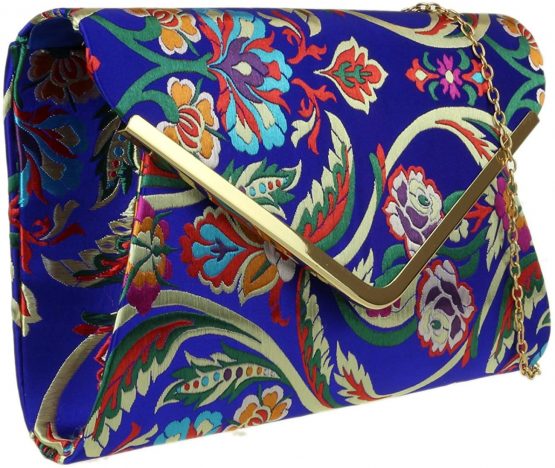 Girly HandBags Baroque Flower Clutch Bag - Image 2