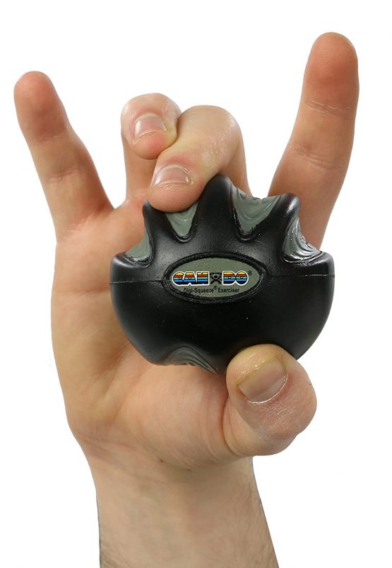 Hand exerciser - finger strengthener Cando® Digi-Squeeze, black (very strong) - Image 4