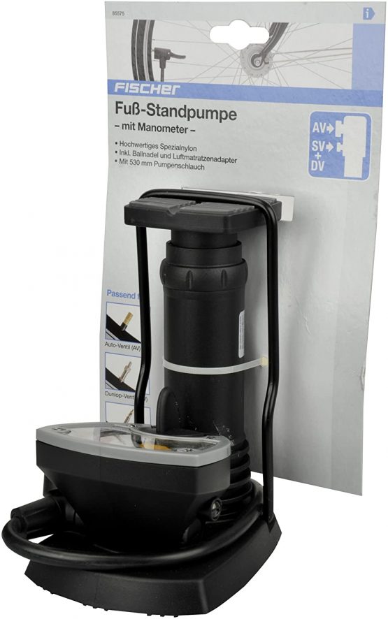 fischer Foot Pump Manometer with Adapter, 85575 - Image 3