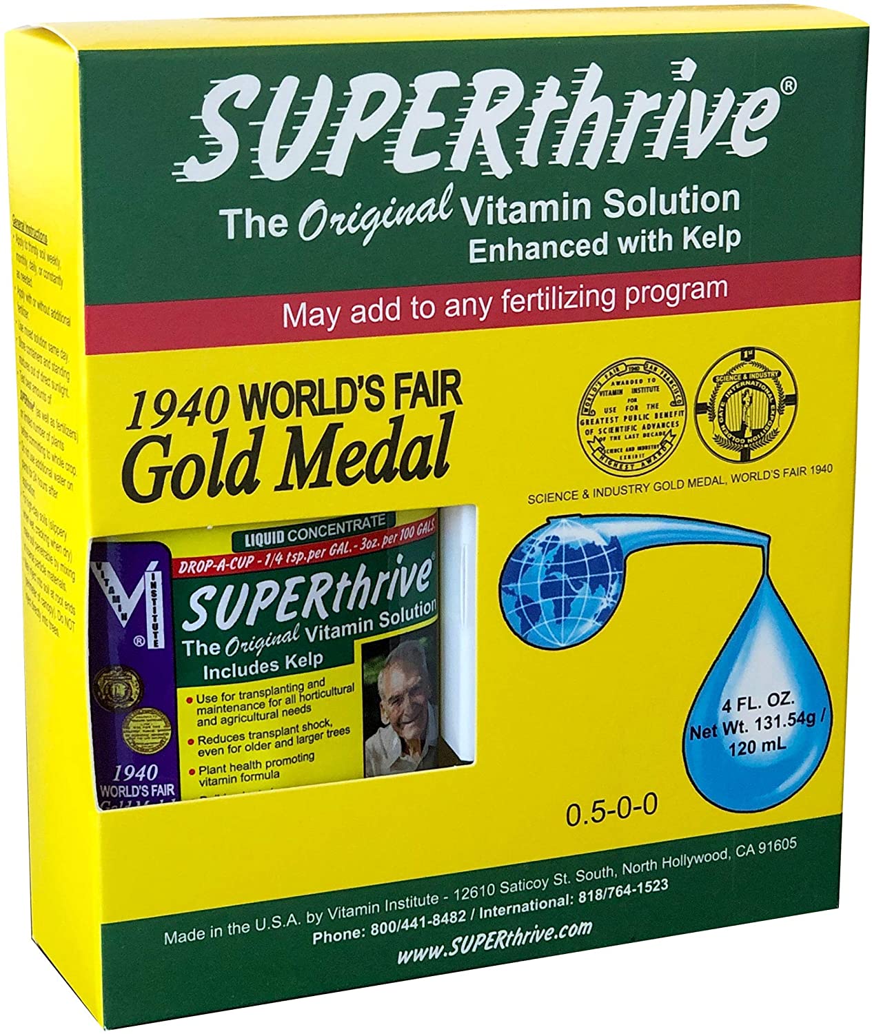 Superthrive 120ml Plant Food Supplement, Yellow, 4 Ounces - Image 4