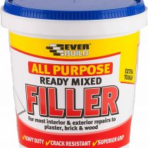 Everbuild EVBRMFILL1 All Purpose Filler, Fast Drying Filler for Instant Repairs to Minor Imperfections, White, 1 kg