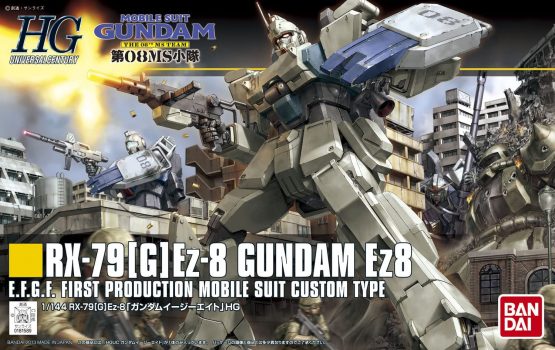 Bandai Hobby #155 HGUC Gundam Ez8 Model Kit, 1/144 Scale - Image 4