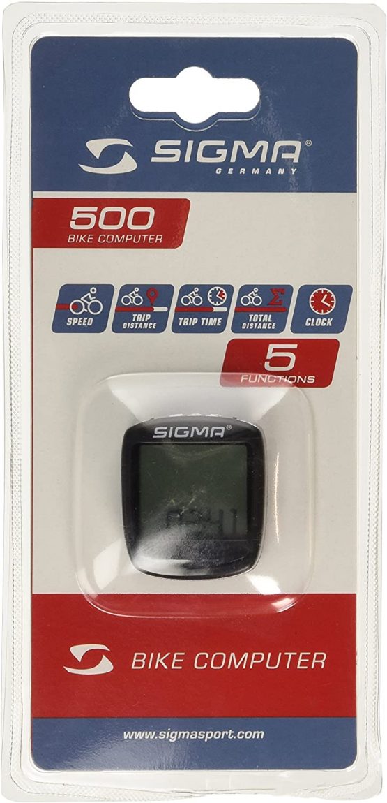 Sigma 5 features Sport 500 Cycle Computer - Multi-Colour