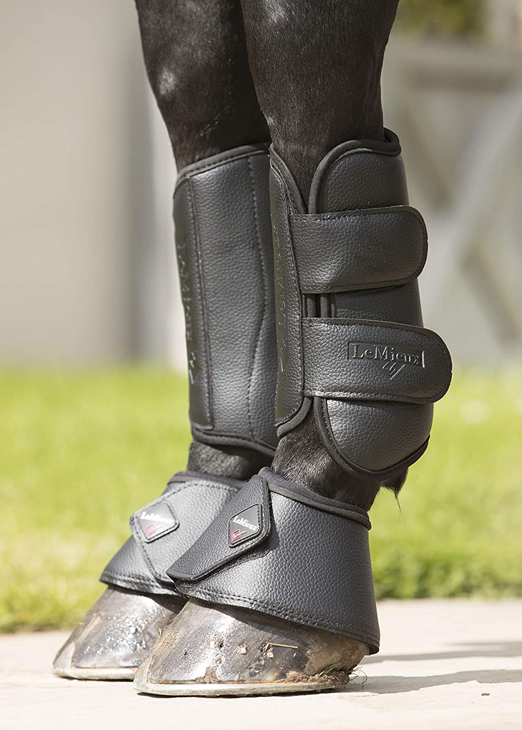 LeMieux Schooling Support Horse Boots - Protective Gear and Training Equipment - Equine Boots, Wraps & Accessories (Black/XLarge) - Image 4