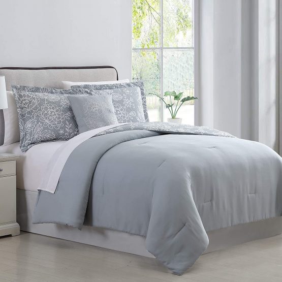 Pacific Coast Textiles 8 piece printed reversible bed in a bag Olivia Full, Polyester - Image 3