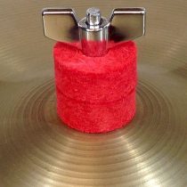 Red Cymbal Felts by RockSolid Drums - 8 PACK