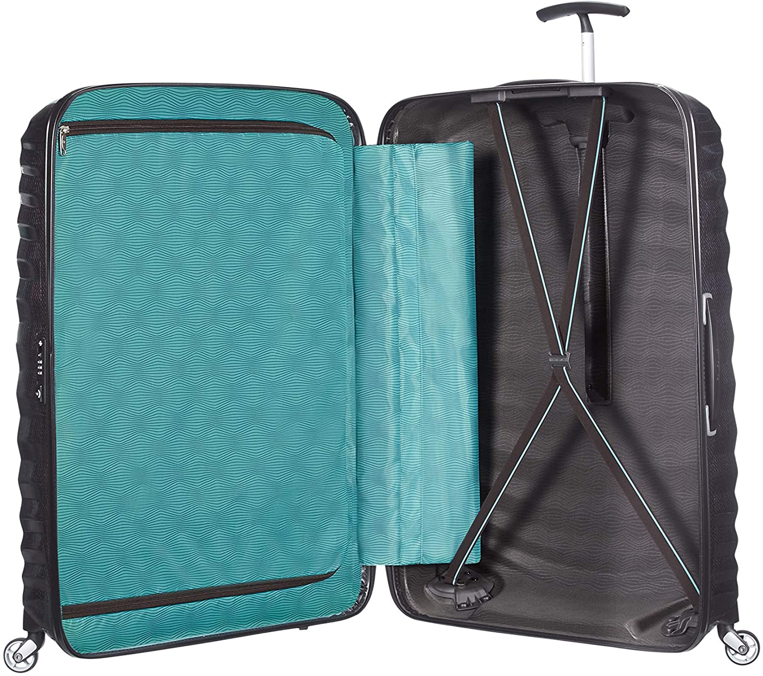 Samsonite Lite -Shock - Spinner XL Suitcase, 81 cm, 124 l, Black (Black), XL (81 cm-124 L) - Image 3