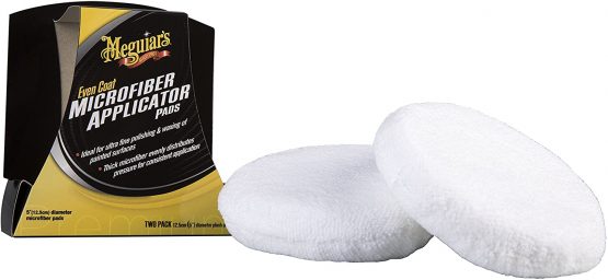 Meguiar's X3080EU Even Coat 5 Inch Microfibre Applicator Pads (2 Pack) for Hand Applying Compounds, Polishes and Leather Cleaners - Image 4