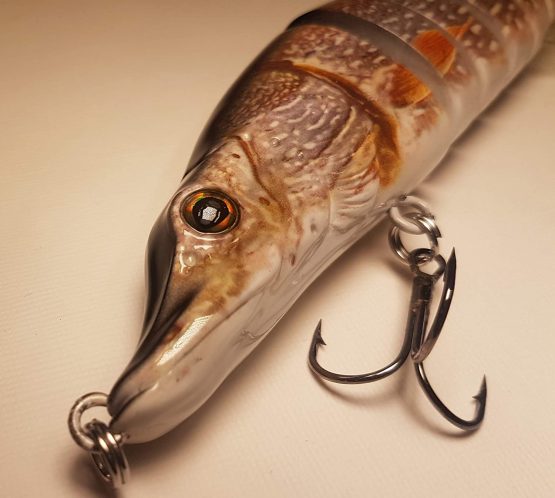 FISHIN ADDICT Jack Pike Multi jointed Swimbait Fishing Lure Cannibal 8’’ (200mm) - Image 4