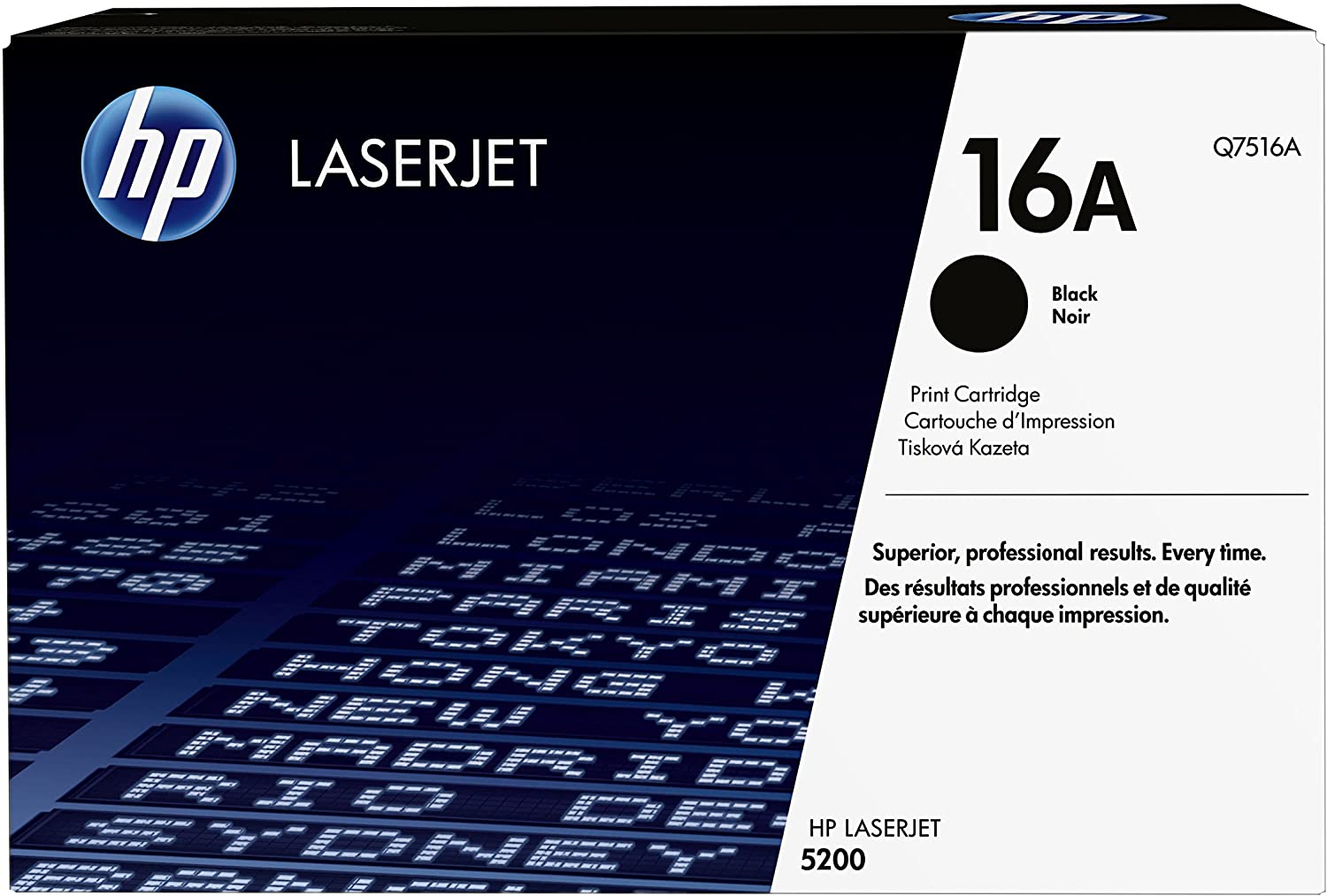 HP Q7516A 16A Original LaserJet Toner Cartridge, Black, Single Pack, Standard