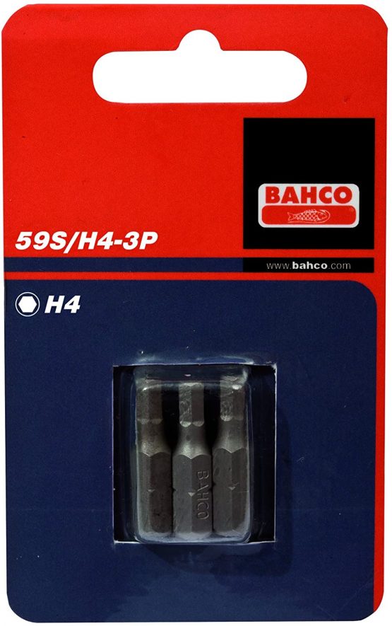 BAHCO IR59S/H2.5-3P 3XBITS HEX2,5 25MM 1/4 Stand