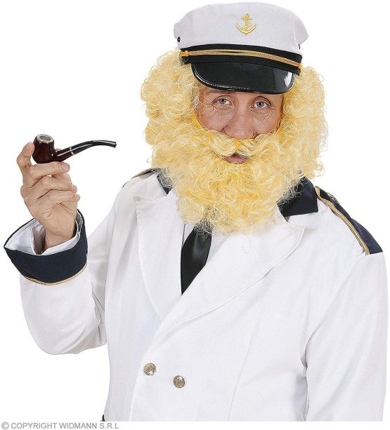 Character Curly /Beard - Blonde Wig for Hair Accessory Fancy Dress - Image 3