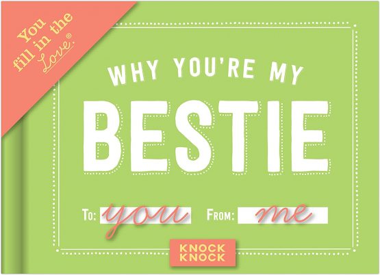 Knock Knock Why You're My Bestie Fill in the Love Book Fill-in-the-Blank Gift for Best Friend Journal, 4.5 x 3.25-Inches: Fill-in-the-blank Journal - Image 2