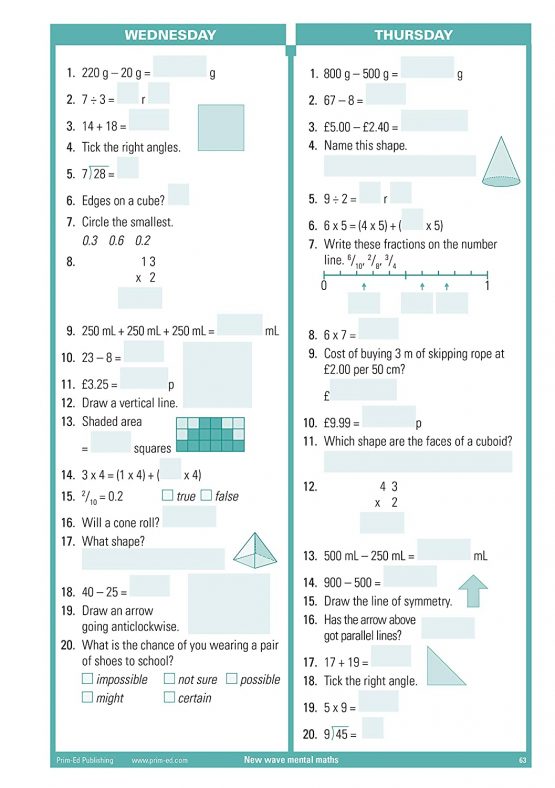 New Wave Mental Maths: Year 4 - Image 3