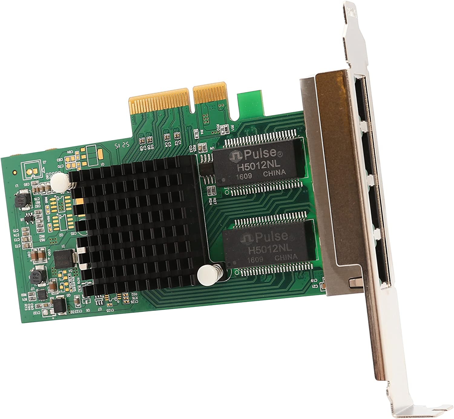 I/O Crest 4 Port Gigabit 10/100/1000 BASE-T LAN Ethernet Intel i350-AM4 Chipset PCI-E X4 Network Interface Card NIC SY-PEX24045 - Image 3