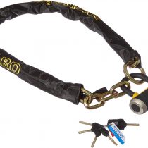 On-Guard Mastiff Lock Chain Cynch Loop - Black, 8019LP, 130 x 10 cm