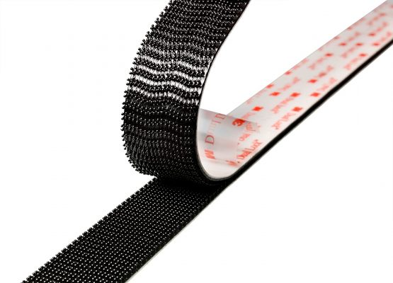 3M SJ3550 Dual Lock Reclosable Fastener, 25 mm x 45,7 m, Black
