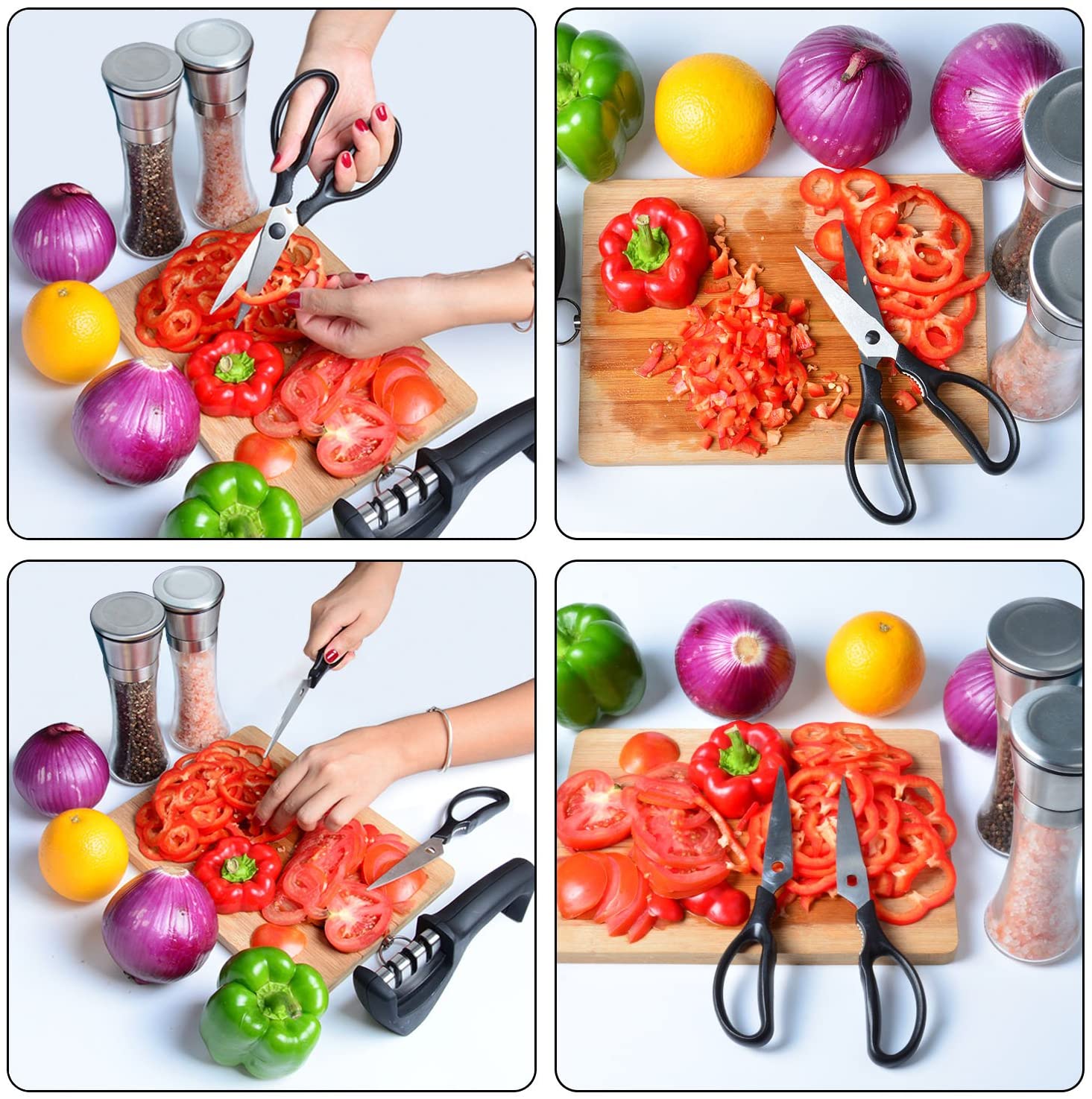 Professional Kitchen Scissors, Cooking Scissors Made from Stainless Steel and Light Weight - Image 4