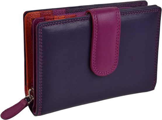 Golunski Ladies Tab Flap Over Leather Purse Wallet Change Graffiti Gift Box