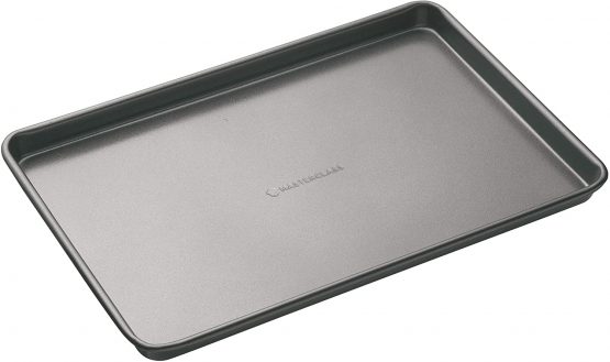 MasterClass Large Baking Tray with PFOA Free Non Stick, Robust 1 mm Carbon Steel, 39 x 27 cm