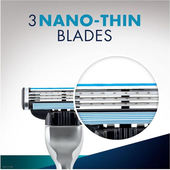 Gillette Mach3 Men's Razor - 1 Blade, Engineered with Precision Cut Steel for Up to 15 Shaves Per Blade - Image 3