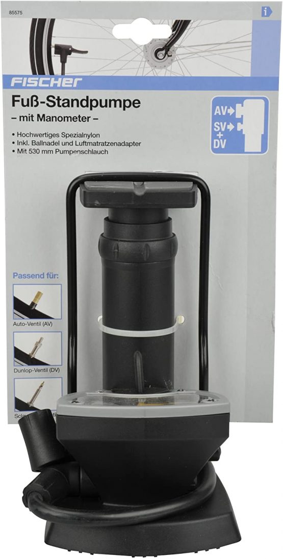 fischer Foot Pump Manometer with Adapter, 85575 - Image 2