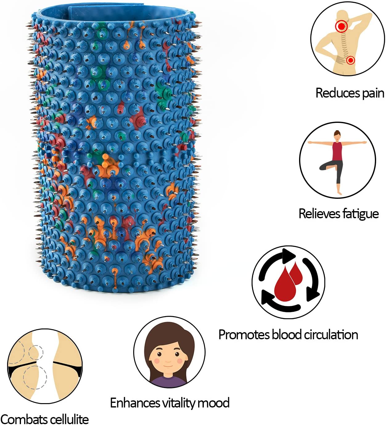 LYAPKO Flat Acupuncture Applicator CHANCE 5.8 Ag 890 Needles Premium Acupressure Massager For Regular Skin Unique Patented Therapy Massage Tool - Image 2