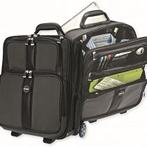 Kensington Roller Bag - Contour Overnight Laptop Roller - 17 Inch Secure Notebook Wheeled Bag with SnugFit Laptop Protection System Compartment, Black (62903)