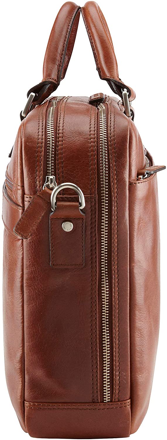 Picard Buddy Men's Laptop Bag, Buffalo Leather, One Size, with Zip, Laptop Bag, Business, Cognac, Standard Size, Business - Image 4