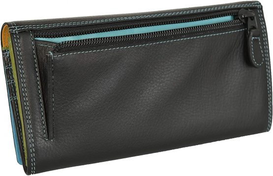 GOLUNSKI Graffiti Black Tropical Soft Leather Large Womens Purse Wallet 7-146 - Image 4
