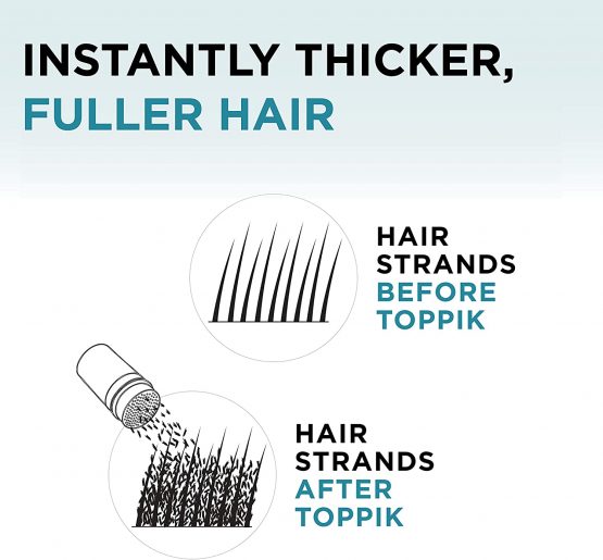 Toppik Hair Fibers, 27.5 g, Medium Brown - Image 3