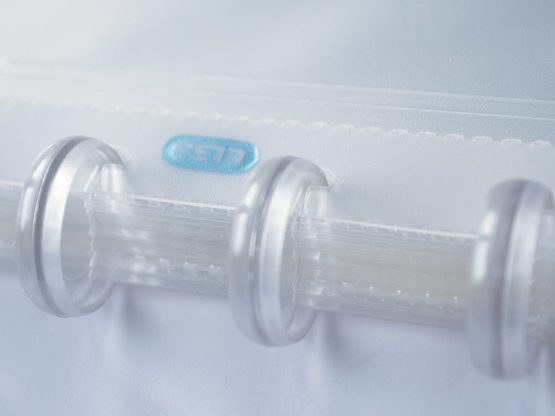 Elba - 100205600 - Polyvision Variozip Customizable Removable Pouch 40 Views (20 pockets) Translucent Polypropylene A4 Clear - Image 4
