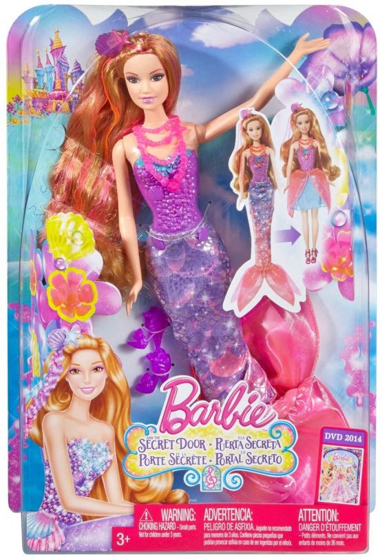 Barbie and the Secret Door Toy – Transforming Mermaid Deluxe Doll ...