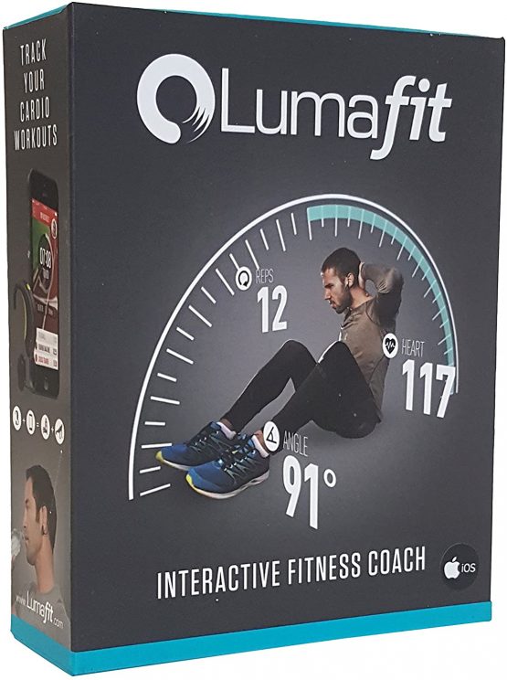 Lumafit Interactive Coach Wearable Fitness Technology System for iOS Devices - Black