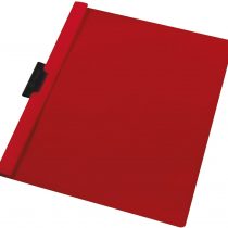 Herlitz A4 Spine Clip File with 30 Sheets Capacity - Red (5 Pieces)
