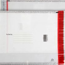 Blake Purely Packaging 430 x 330 mm Polypost Security Peel & Seal Polythene Pocket Envelopes (SECL102/100) Clear - Pack of 100