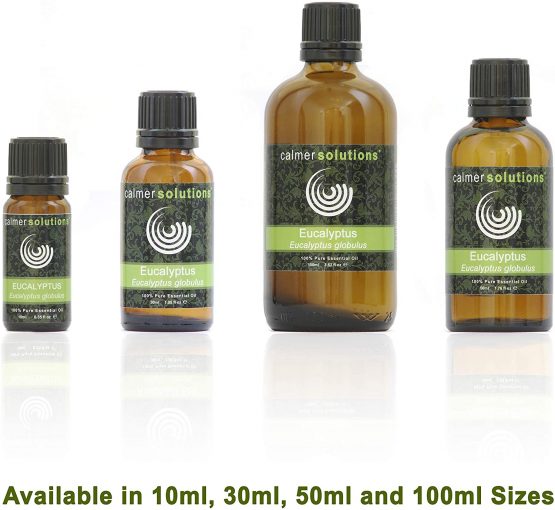 Calmer Solutions Eucalyptus 100% Pure Essential Aromatherapy Oil 100ml - Image 3