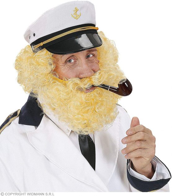 Character Curly /Beard - Blonde Wig for Hair Accessory Fancy Dress - Image 2