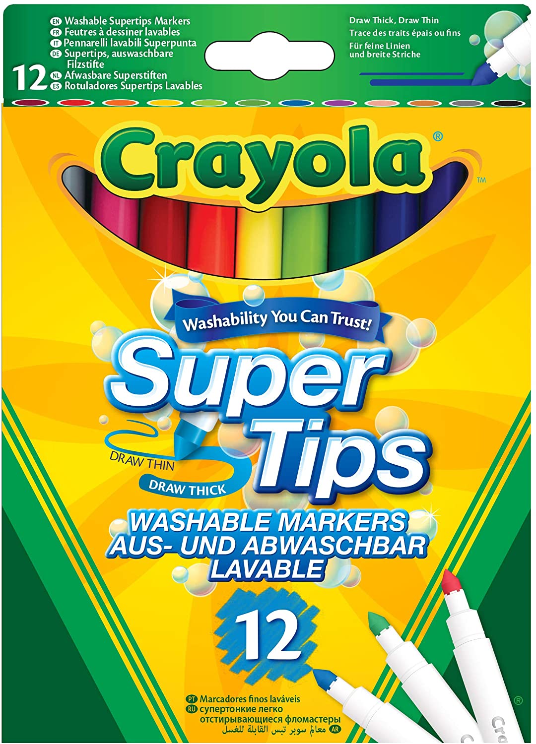 CRAYOLA SuperTips Washable Markers