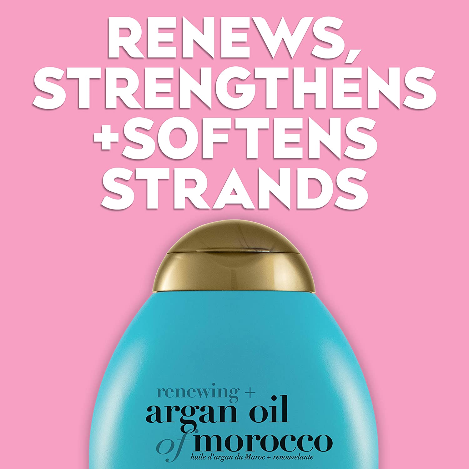 OGX Renewing Argan Oil of Morocco Conditioner, (1) 13 Ounce Bottle, Paraben Free, Sulfate Free, Sustainable Ingredients - Image 4