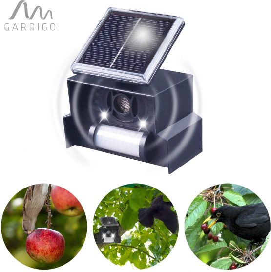 Gardigo electronic Scarecrow Solar Bird Repeller by Ultrasound animalfriendly deterrent of birds on your ground - Image 2