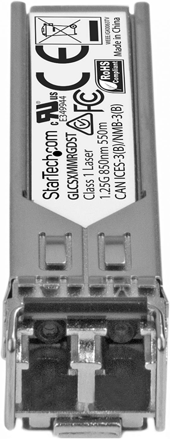 StarTech GLCSXMMRGDST Cisco GLC-SX-MM-RGD Compatible SFP Transceiver Module - 1000BASE-SX - Image 2