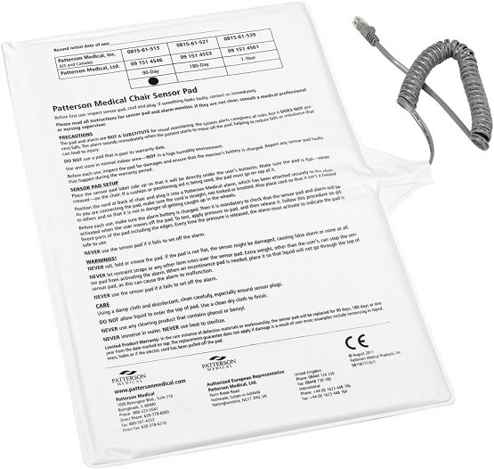 Sammons Preston Chair Alarm Sensor Pad, 90 Day, Fall Management System for Elderly Residents, Caregiver Aid and Alert for Monitoring Patients In Wheelchairs, Wandering Prevention for Patient - Image 3