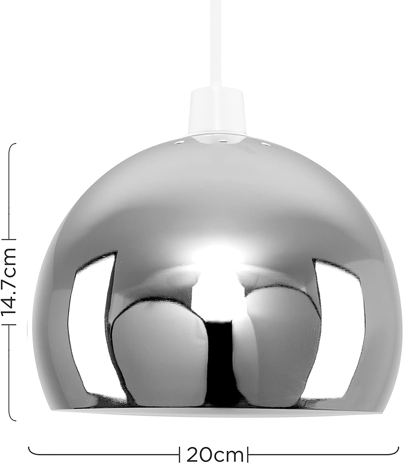 MiniSun, Polished Chrome, 20cm - Image 2