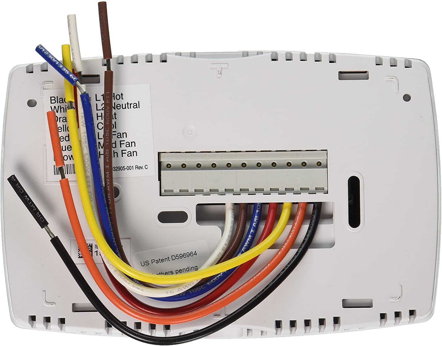 Honeywell TB6575A1000 SuitePro Fan Coil Thermostat, Clear - Image 2