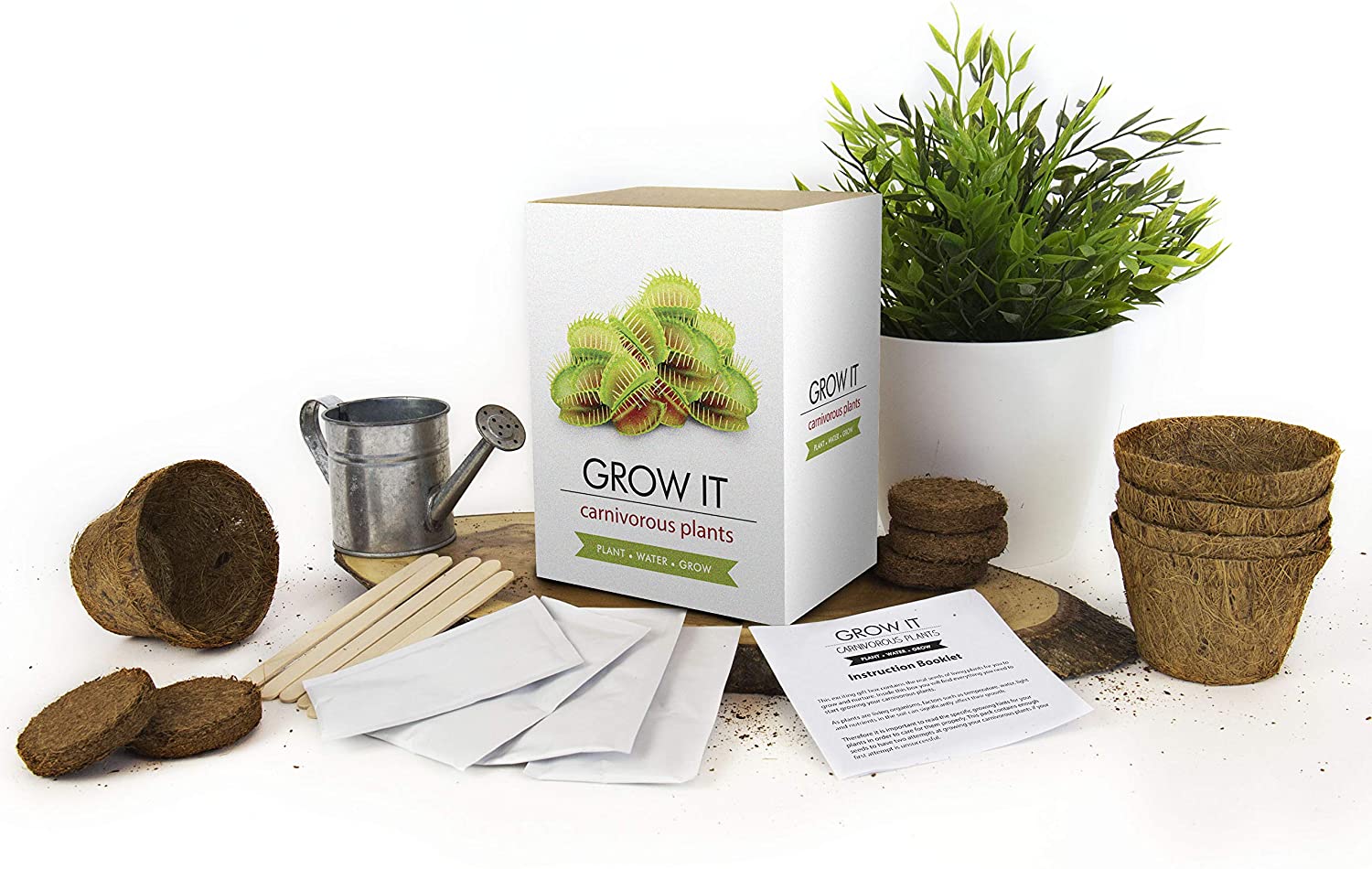 Gift Republic GR200010: Grow It. Grow Your Own Carnivorous Plants, Green - Image 2
